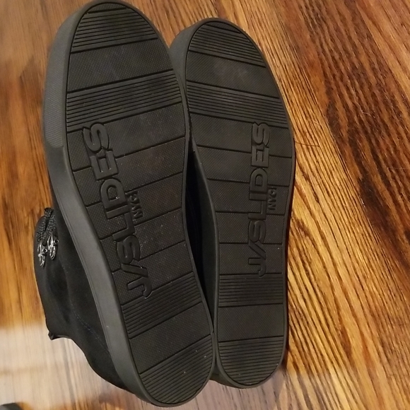 J/Slides NYC leather and faux fur boots - Picture 7 of 11